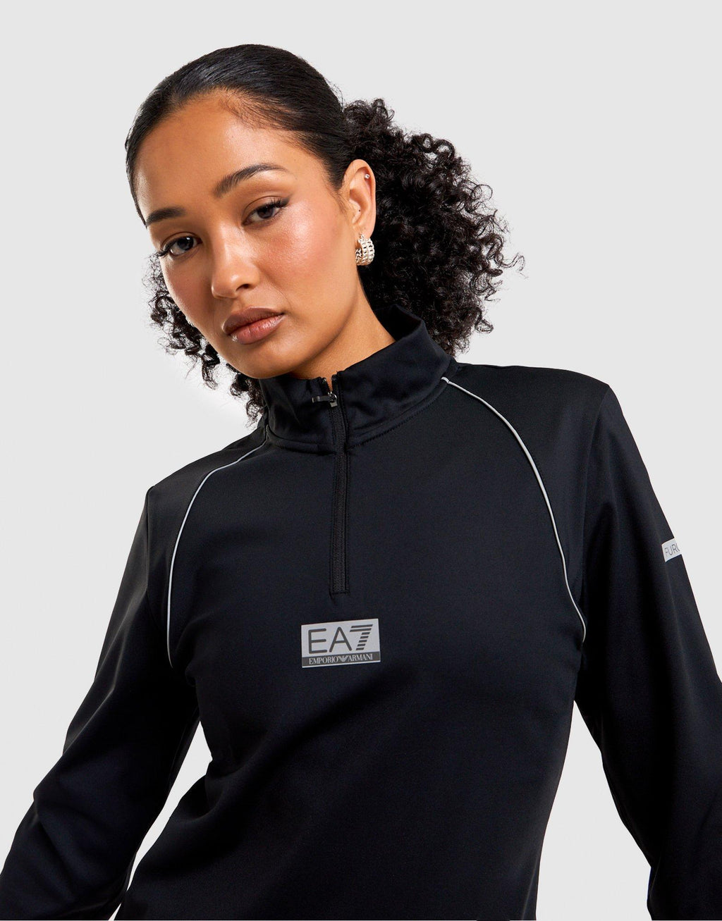 1/4 Zip Track Top