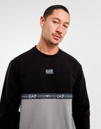 Crew Neck Tape Sweatshirt