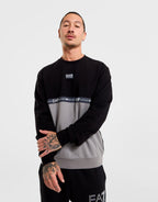 Crew Neck Tape Sweatshirt