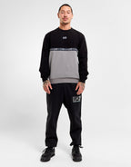 Crew Neck Tape Sweatshirt