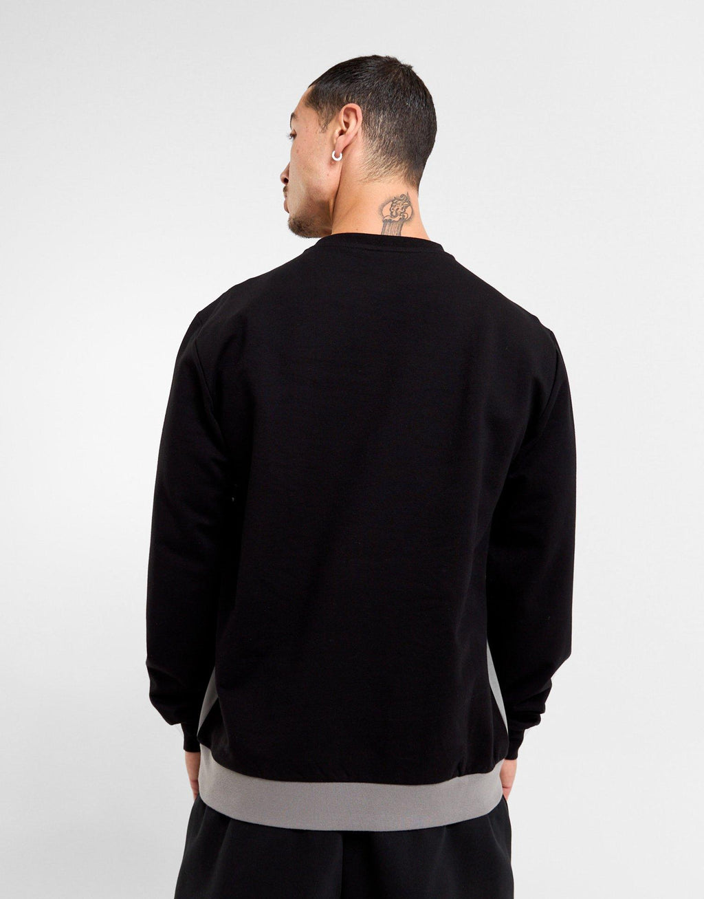 Crew Neck Tape Sweatshirt