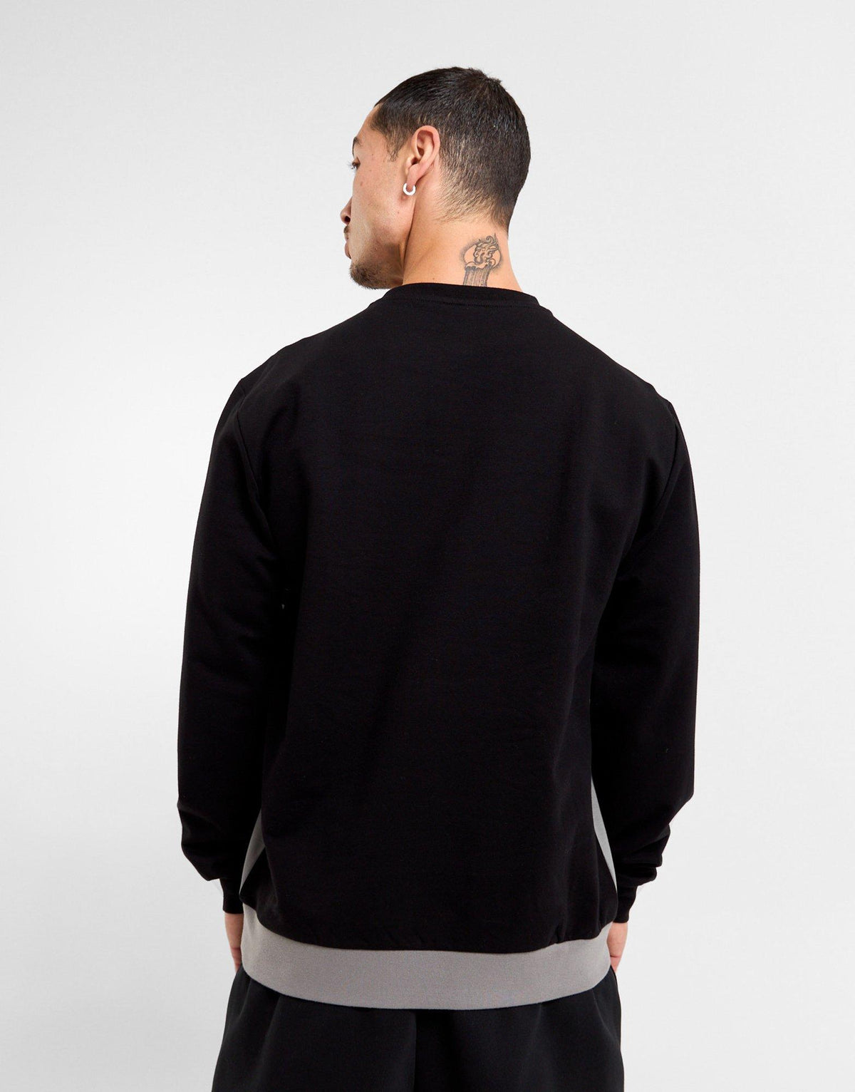Crew Neck Tape Sweatshirt