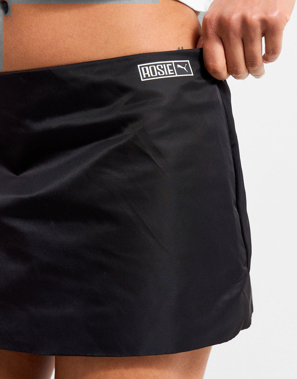 Rosé Slim Micro Mini Skirt
