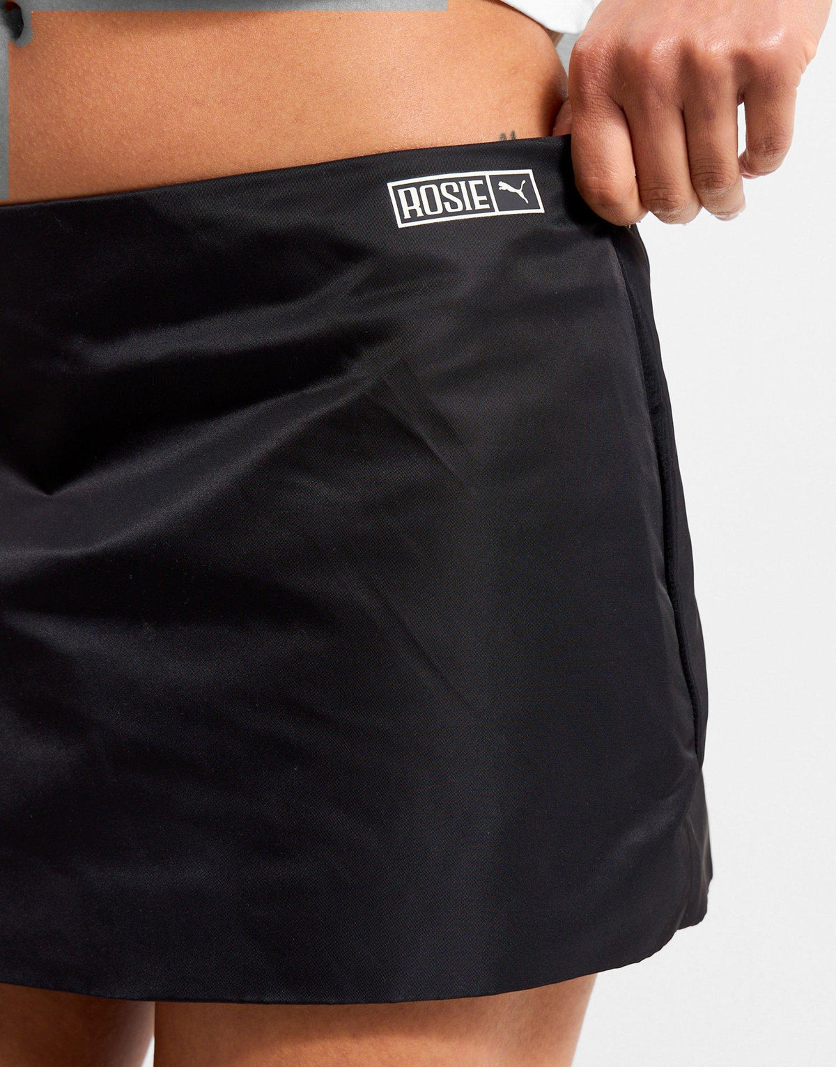 Rosé Slim Micro Mini Skirt