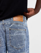 Distressed Denim Jeans