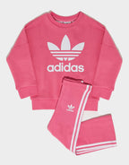 Loose Crew Flared Leggings Set