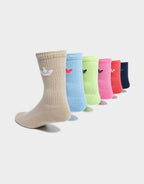 Trefoil Cushion Crew Socks (6 Pack)