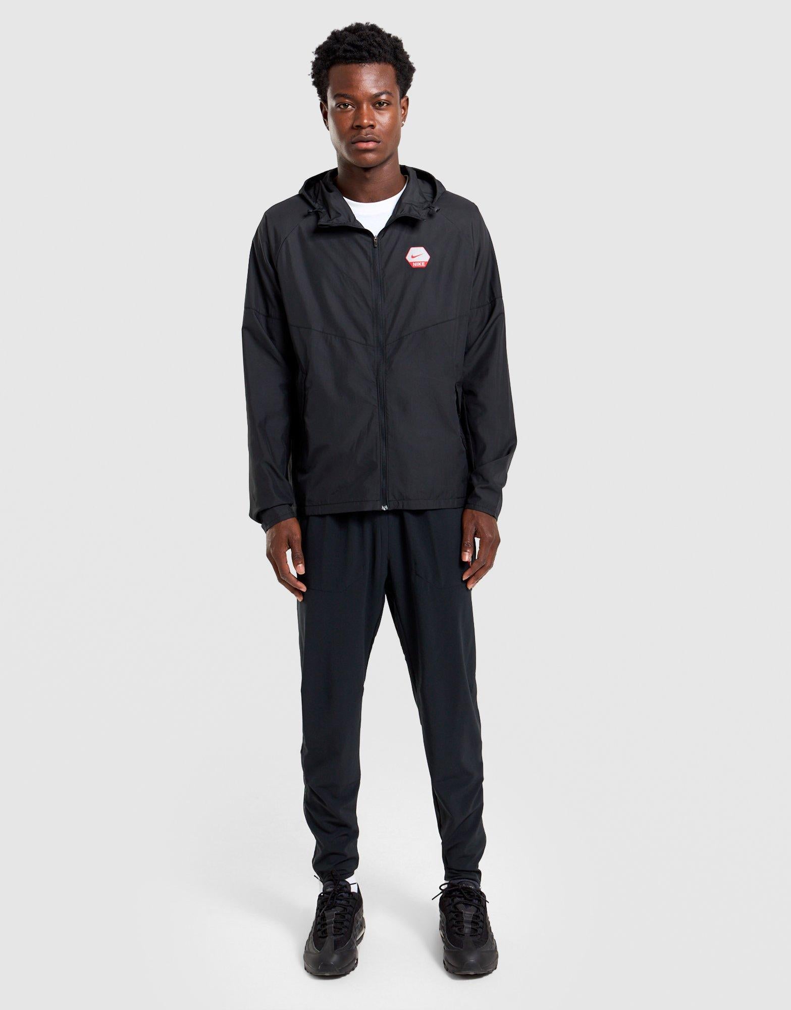 Black Nike Full-Zip Woven Jacket - JD Sports New Zealand