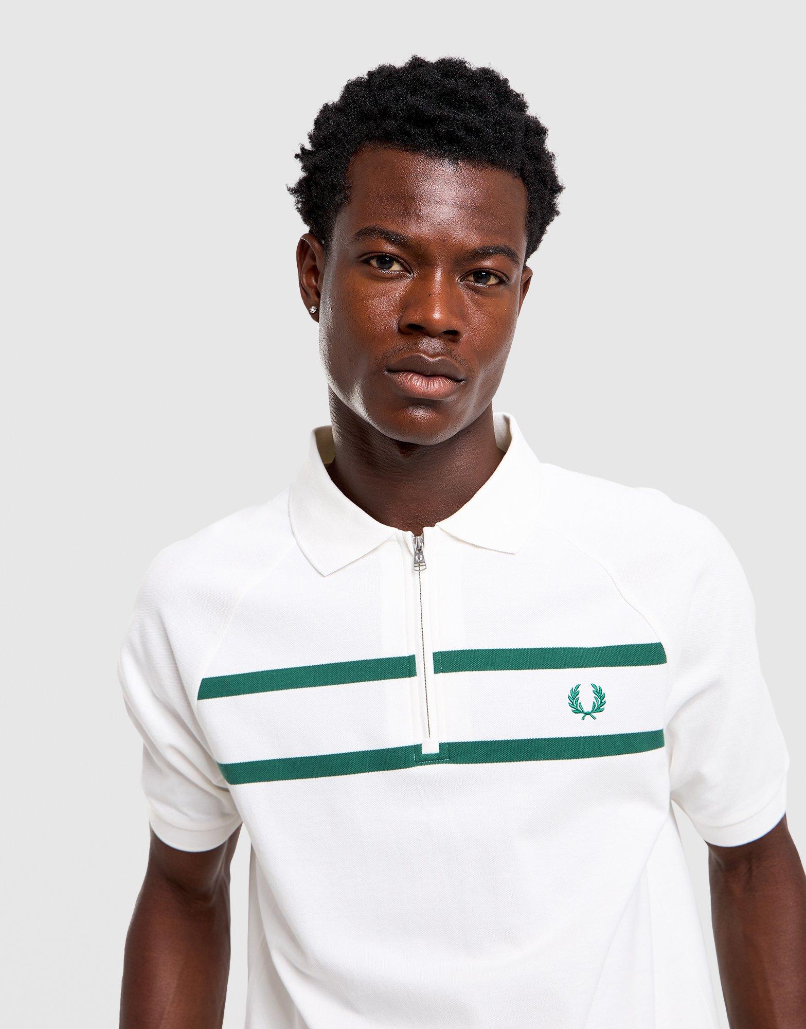 Pique Zip Polo T-Shirt