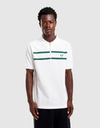 Pique Zip Polo T-Shirt
