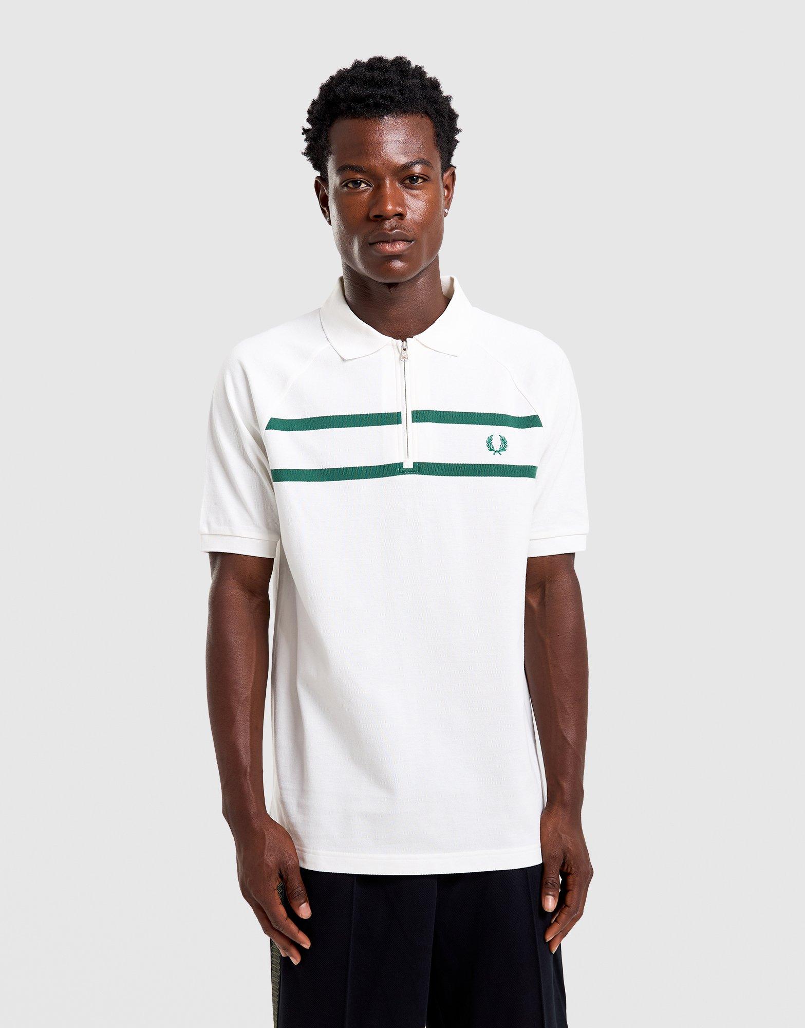 Pique Zip Polo T-Shirt
