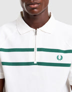 Pique Zip Polo T-Shirt