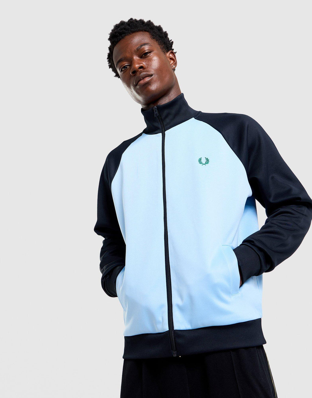 Contrast Track Top