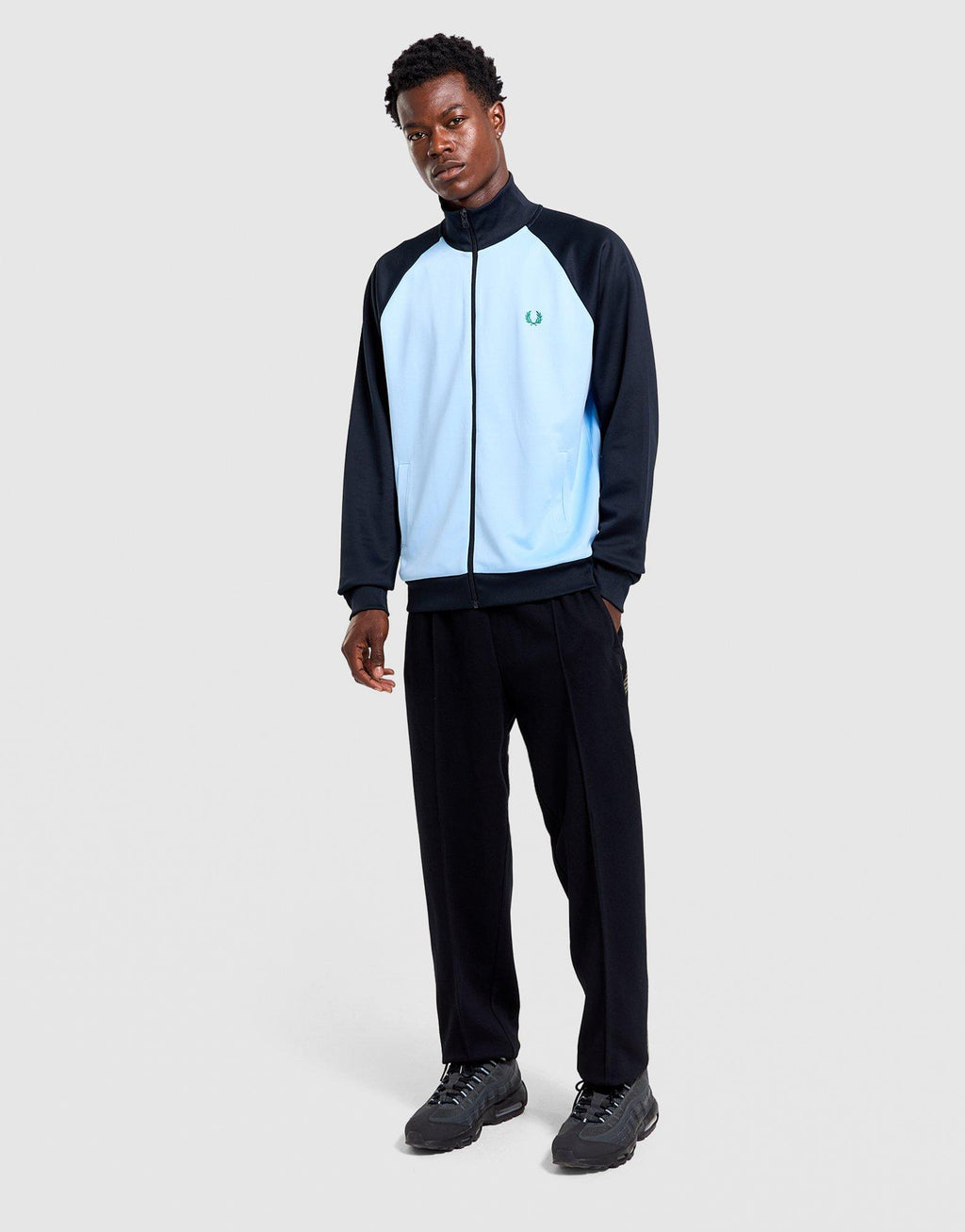 Contrast Track Top