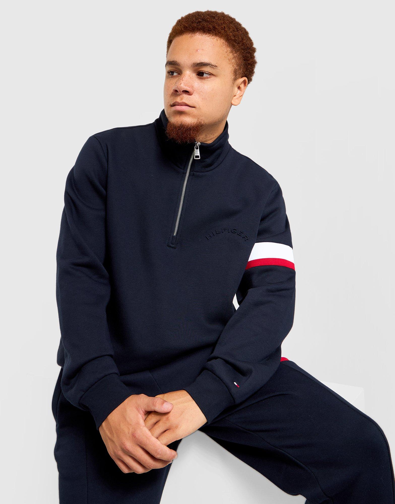 1/4 Zip Track Top