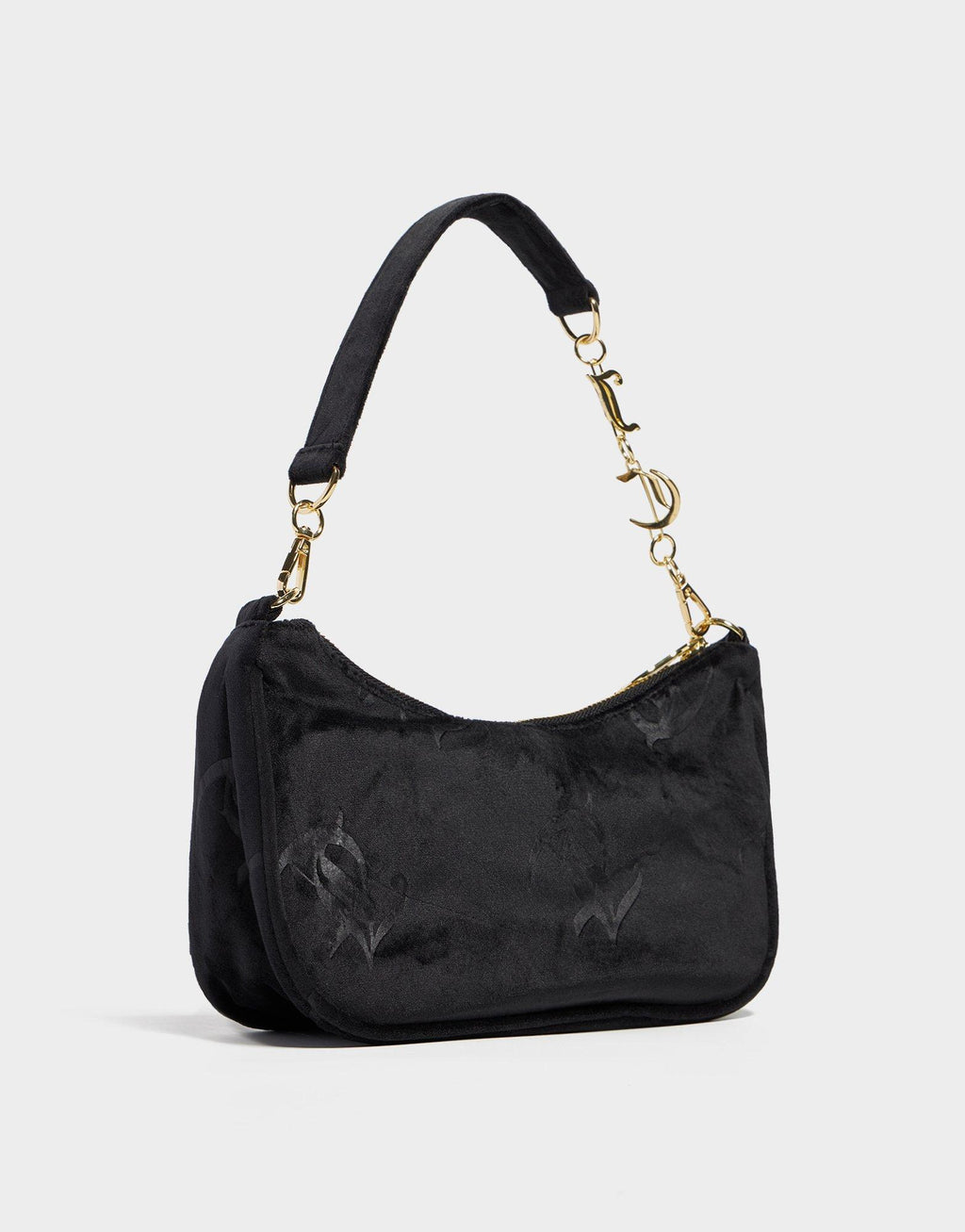 Tape Velour Mono Shoulder Bag