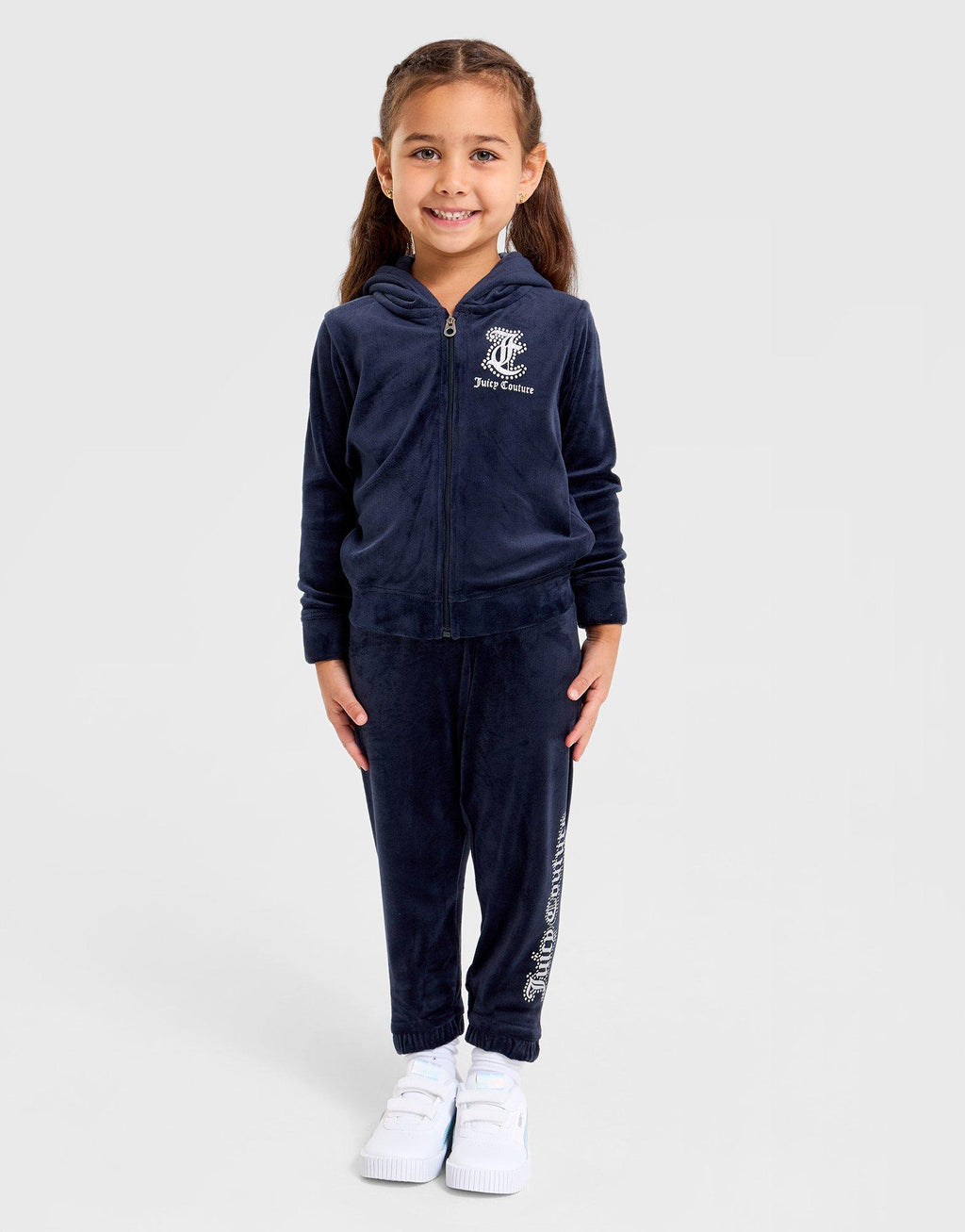 Velour Hoodie Tracksuit Set Infant's