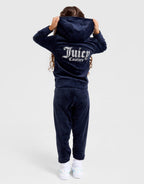 Velour Hoodie Tracksuit Set Infant's