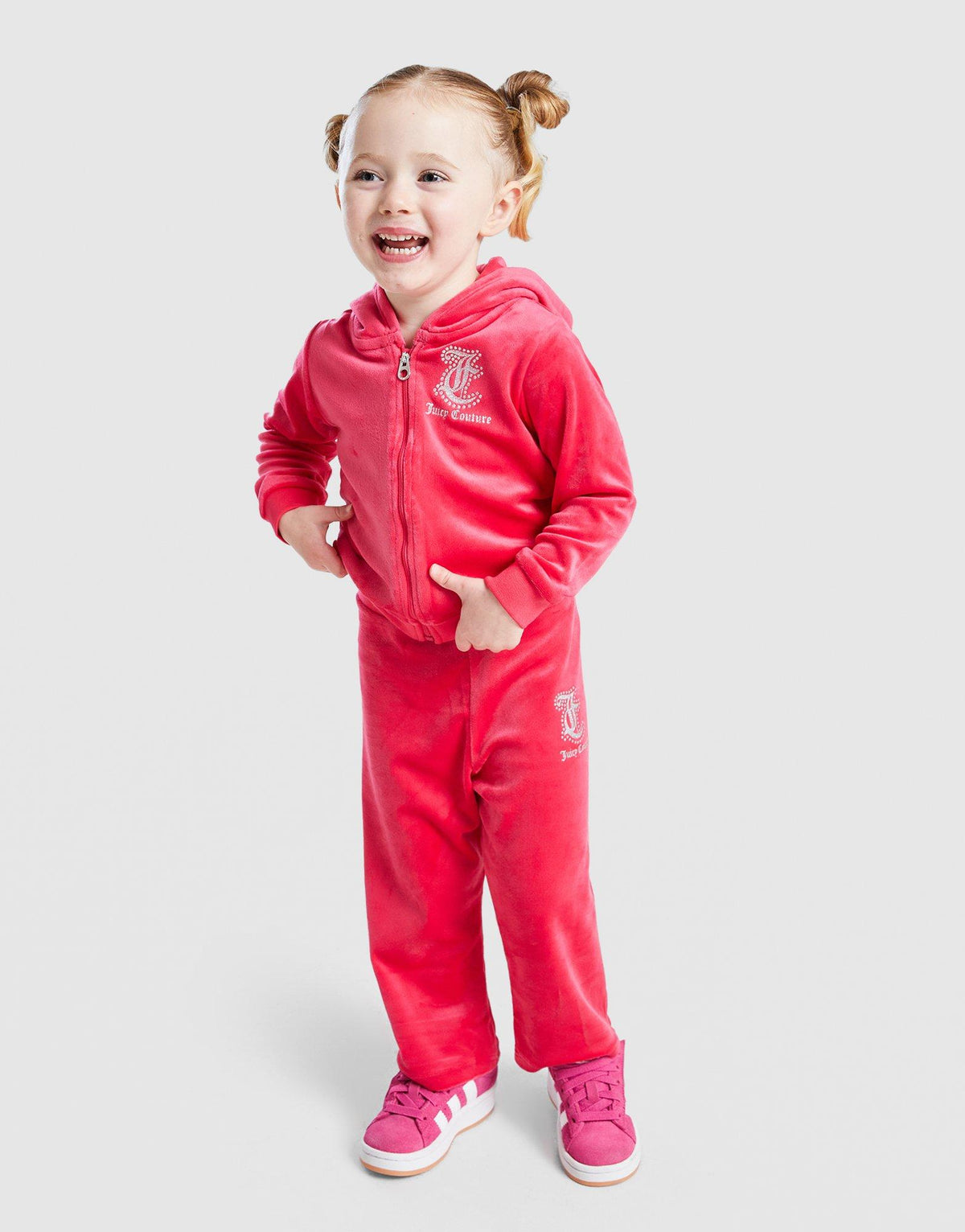 Velour Hoodie Tracksuit Set Infant's