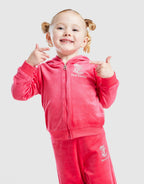 Velour Hoodie Tracksuit Set Infant's