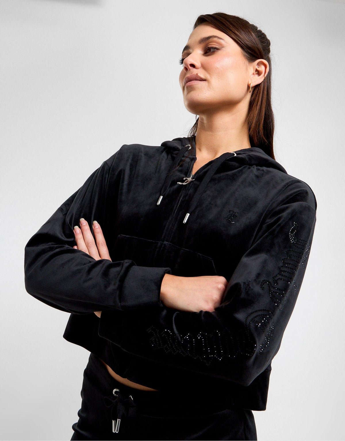 Velour Full Zip Hoodie