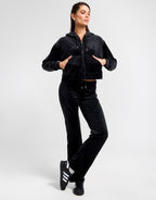 Velour Full Zip Hoodie