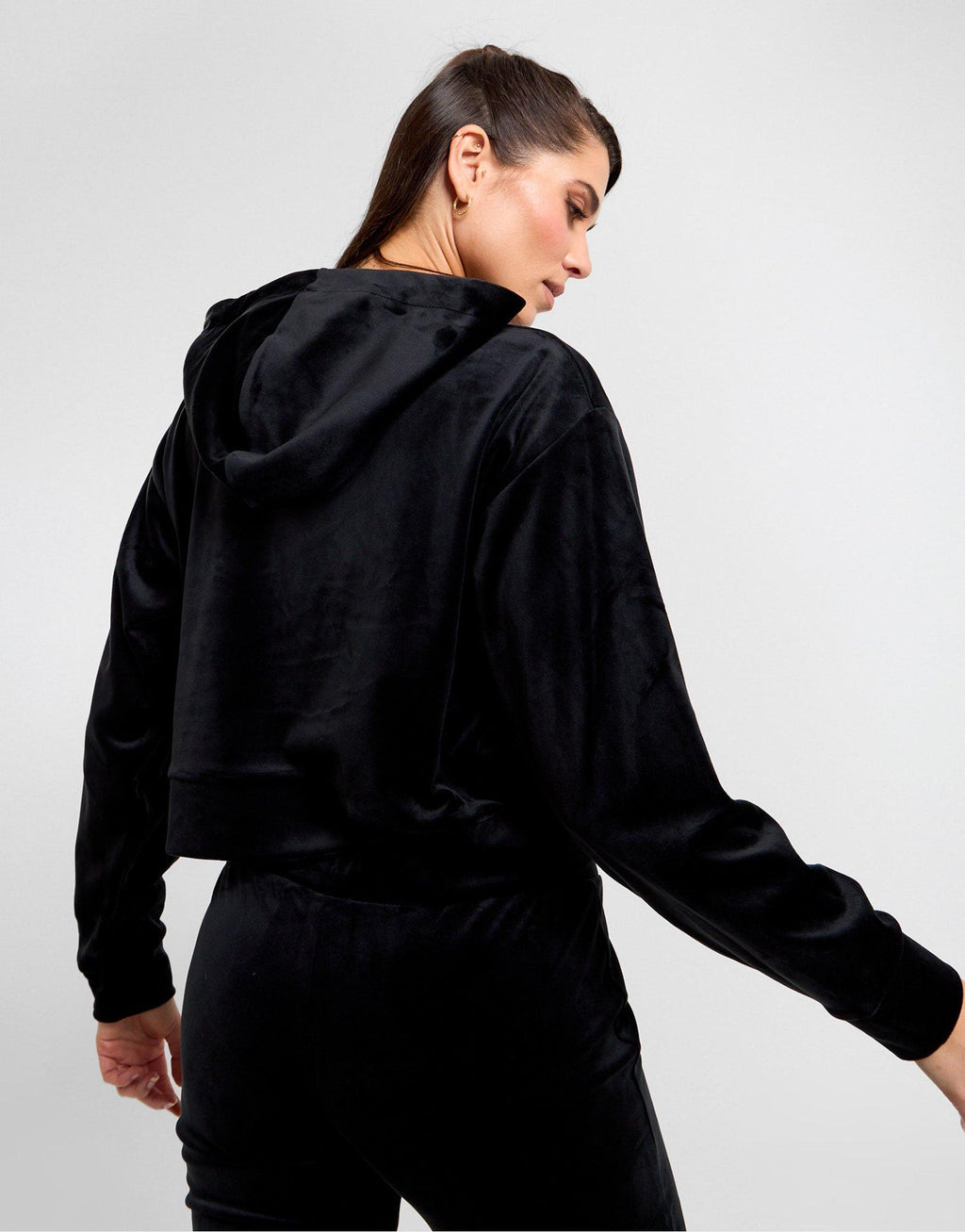 Velour Full Zip Hoodie