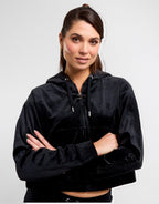 Velour Full Zip Hoodie