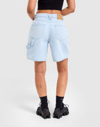 Script Denim Jorts