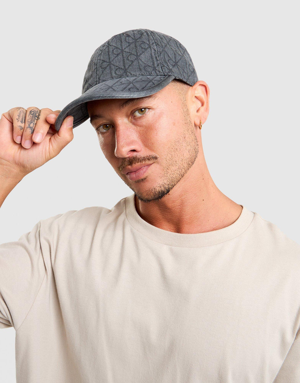 Monogram Denim Cap