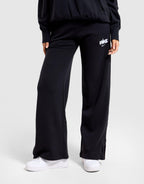 Mid-Rise Fleece Wide-Leg Pants