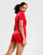 Diamante Velour Romper Suit
