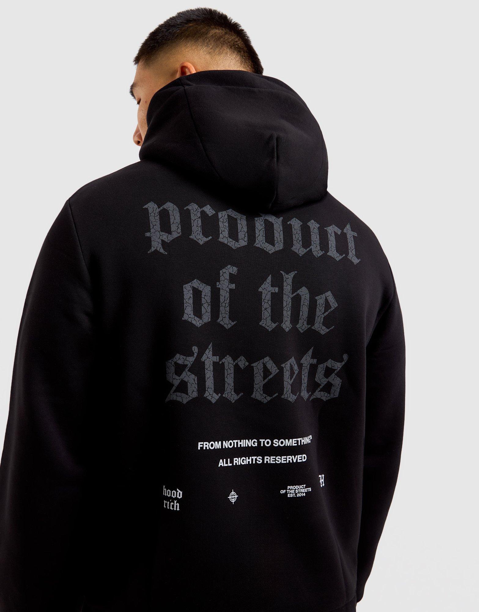 Black Hoodrich Shadow Hoodie - JD Sports New Zealand