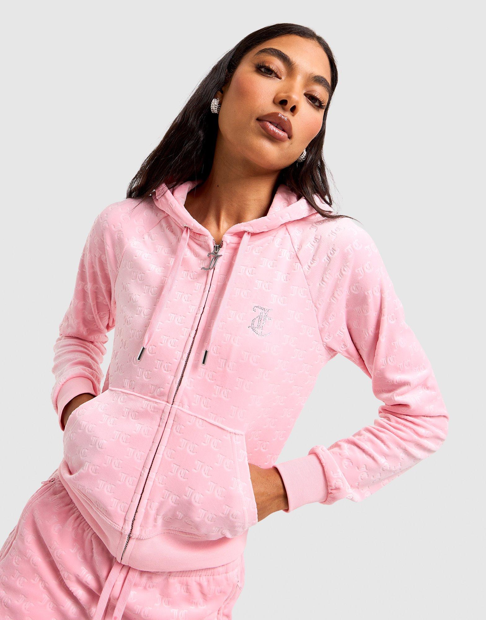 Full-Zip Velour Hoodie