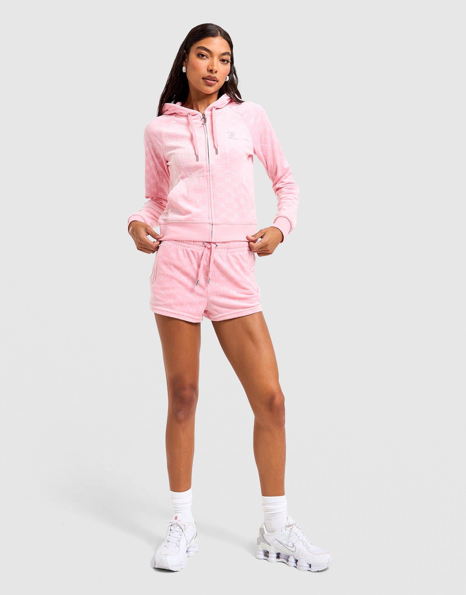 Full-Zip Velour Hoodie