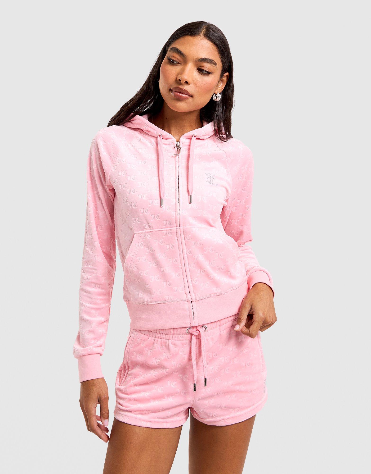 Full-Zip Velour Hoodie