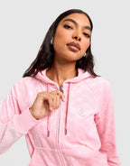 Full-Zip Velour Hoodie
