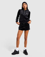 Full-Zip Velour Hoodie