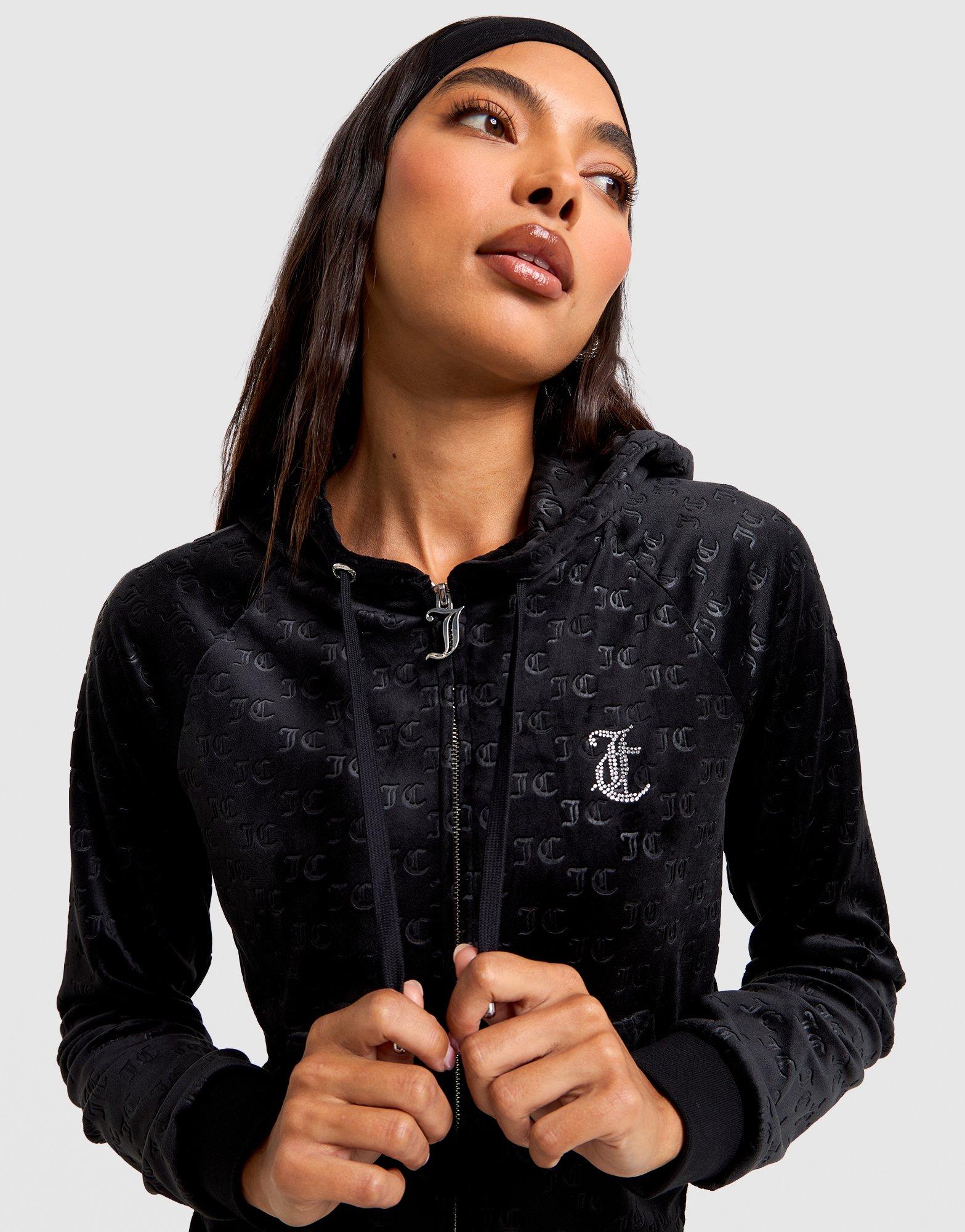 Full-Zip Velour Hoodie