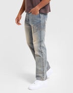 Distressed Denim Jeans