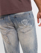 Distressed Denim Jeans