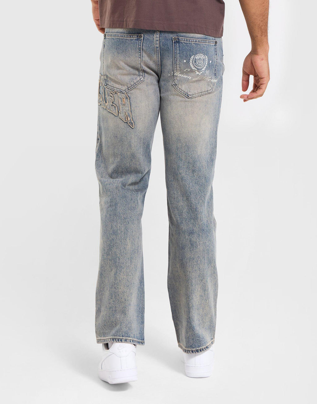 Distressed Denim Jeans