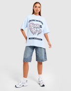 Pizza Graphic Oversized T-Shirt