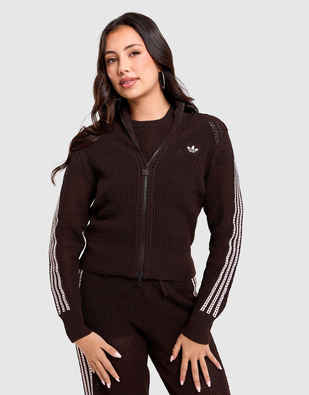 Firebird Knitted Crochet Track Top
