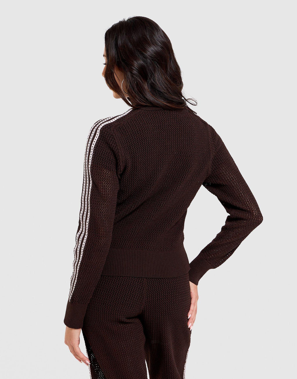 Firebird Knitted Crochet Track Top