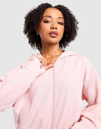 Full-Zip Crop Hoodie