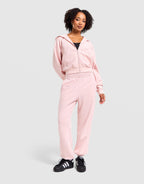 Full-Zip Crop Hoodie