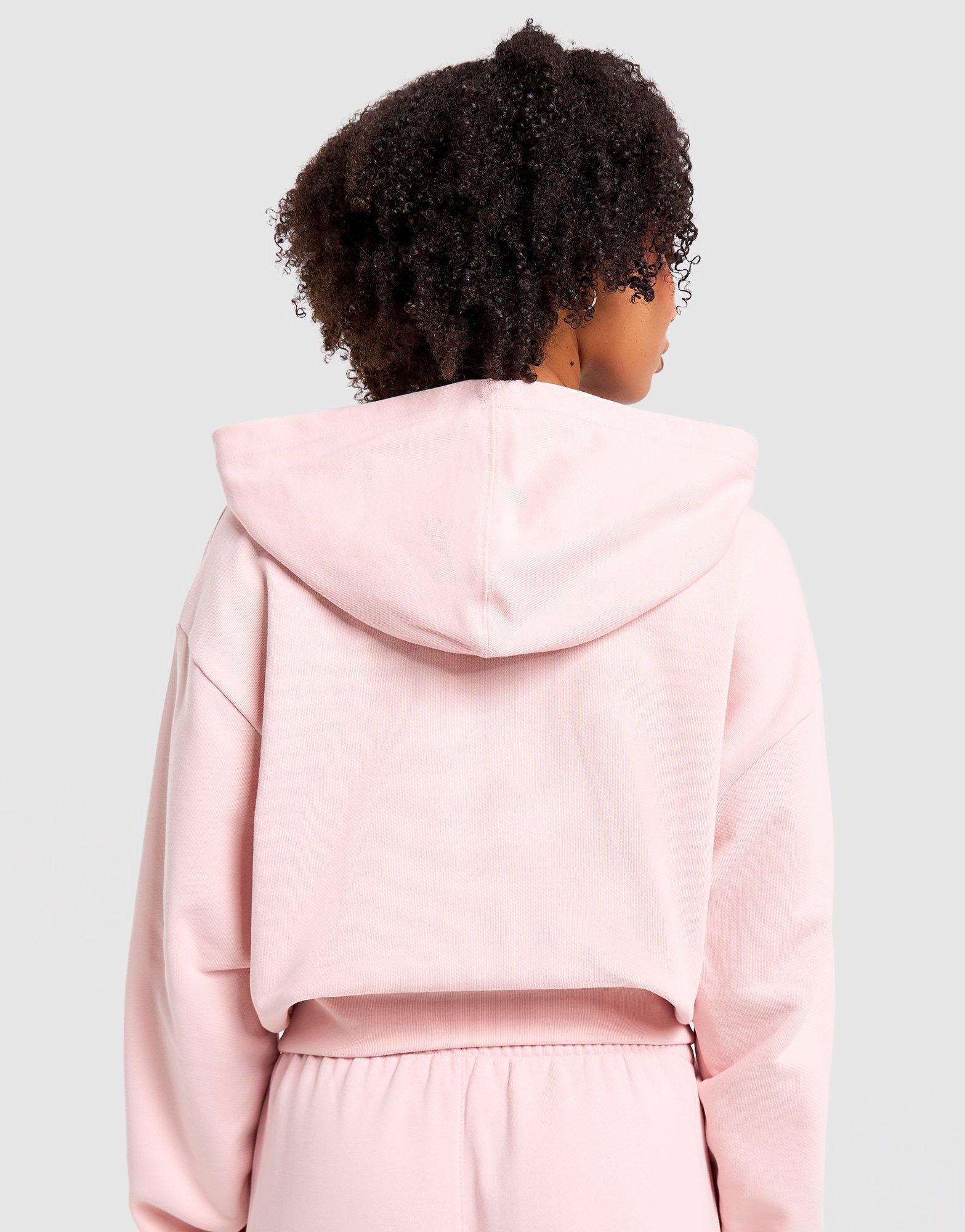 Full-Zip Crop Hoodie