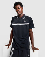 Chest Stripes Slim Polo Shirt