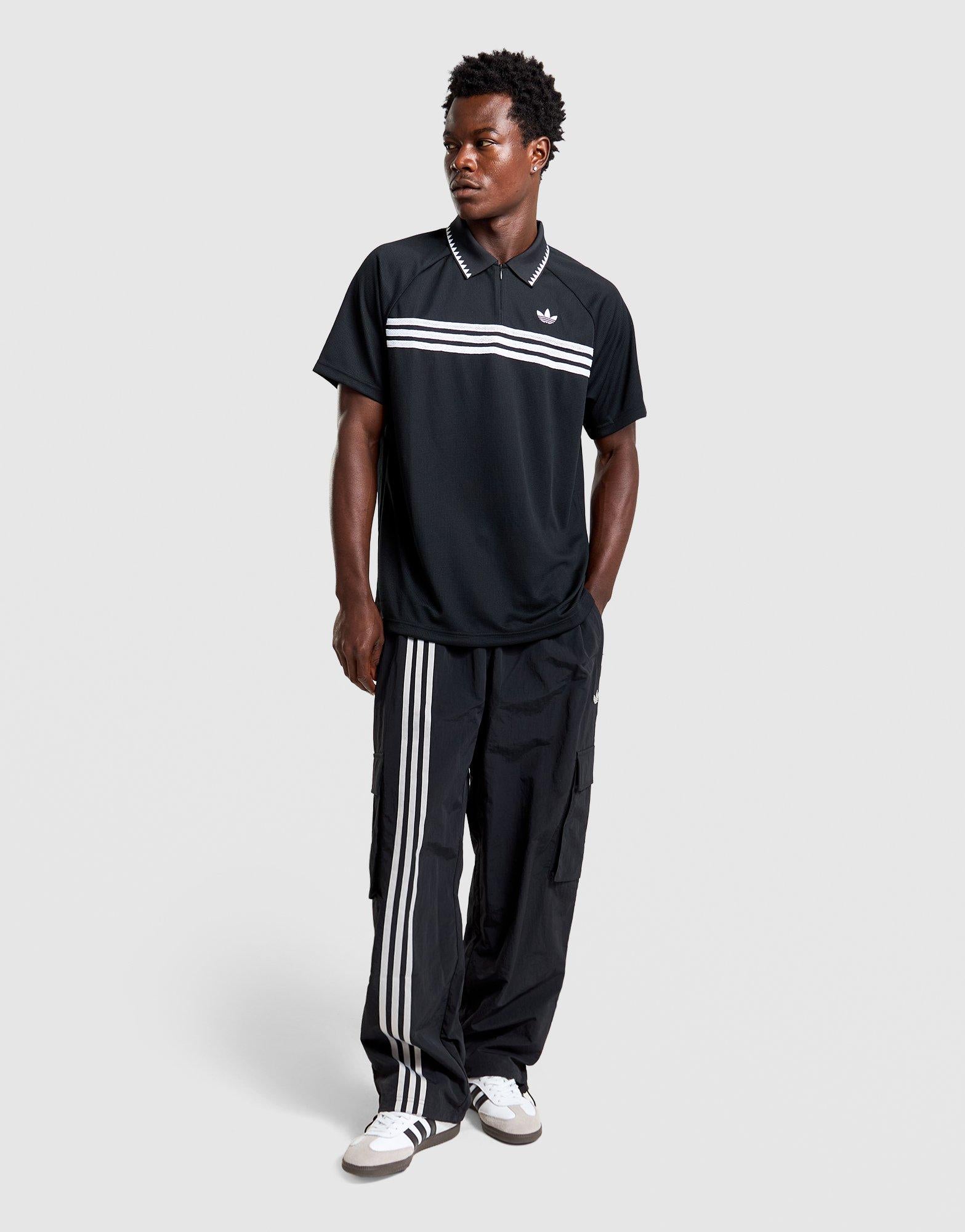 Chest Stripes Slim Polo Shirt